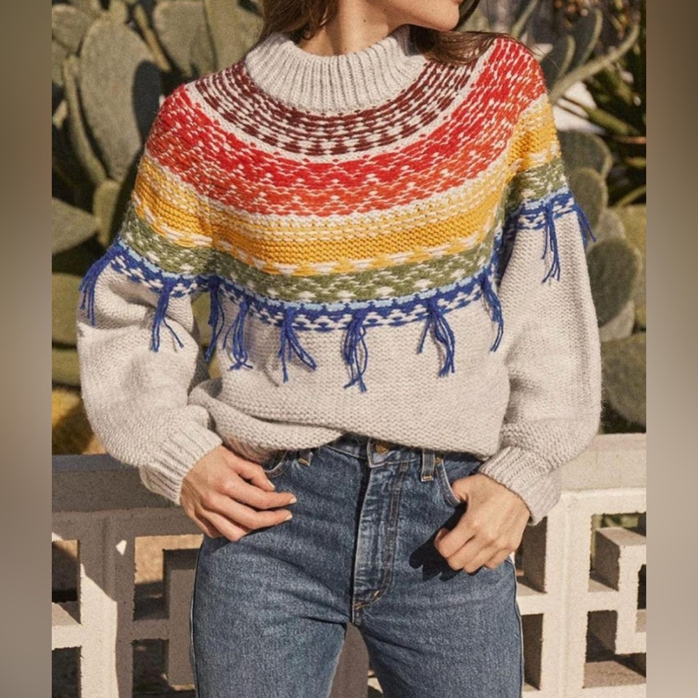 SAYLOR Payton Multicolor Knit Women's Sweater